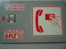 LUXEMBOURG USED PHONECARDS  ADVERSTISING  2 SCAN - Luxemburgo