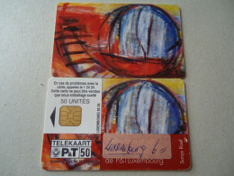 LUXEMBOURG USED PHONECARDS PAINTING - Luxembourg