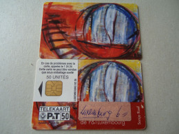 LUXEMBOURG USED PHONECARDS PAINTING - Painting