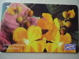 MALAYSIA   USED PHONECARDS  FLOWERS ORCHIDS - Blumen