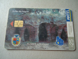 URUGUAY USED CARDS  PAINTING  25 - Uruguay