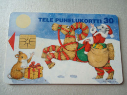 FINLAND  USED  CARDS  CHRISTMAS NEW YEAR - Noel