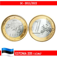 B0876# Estonia 2011. 1€ 2011/2022 (SC) UC#67 - Estland