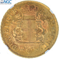 Monnaie, Italie, 96 Lire, 1796* (1814), Genoa, NGC, AU58, SUP, Or, KM:251 - Genua