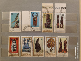 Burundi	Masks (F9) - Used Stamps