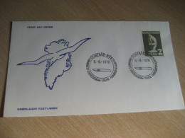 GODTHAB - NUK Nuuk 1979 Yv 105 Art Sculpture Steatite Mineral Geology Archeology FDC Cancel Cover GREENLAND Denmark - Autres