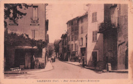 Salernes -  Rue  Jean Jacques Rousseau  -   CPA °J - Salernes