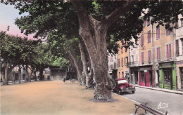 Salernes -  Le Cours Et Le Kiosque A Musique - Automobile -   CPSM °J - Salernes