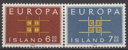 ISLANDE - Europa CEPT 1963 - Neufs