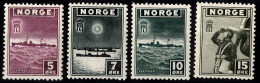 Norvège - Tp De 1943 - Emis à Londres Par Le Gouvernement En Exil - Bateaux - Avion  - Y&T N° 661/64 MNH ** - New - Neuf - Neufs
