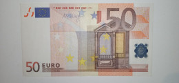 EURO- GERMANY 50 EURO (X) E001 Sign Draghi - 50 Euro