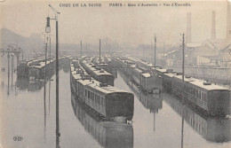 PARIS- GARE D'AUSTERLITZ CRUE DE LA SEINE - VUE D'ENSEMBLE - Metropolitana, Stazioni