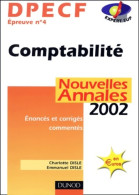 DPECF épreuve N°4 : Comptabilité 2002 De Disle (2002) - Contabilità/Gestione