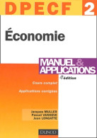 DPECF Numéro 2 : Économie : Manuel Et Applications De Pascal Vanhove (2004) - Contabilità/Gestione