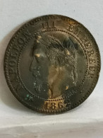 2 CENTIMES NAPOLEON III 1862 K BORDEAUX TETE LAUREE / FRANCE - 2 Centimes