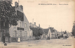 61-LE-MÊLE-SUR-SARTHE- PLACE DU MARCHE - Le Mêle-sur-Sarthe