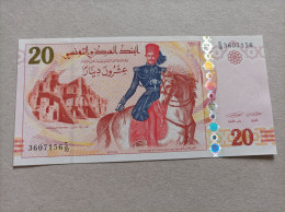 Billete De Túnez De 20 Dinars, Año 2011, UNC - Tunisie