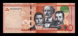 República Dominicana 100 Pesos Dominicanos 2016 Pick 190c Low Serial 975 Sc Unc - Repubblica Dominicana