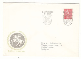 Finlande - Lettre De 1967 - Oblit Haapajärvi -  - - Cartas & Documentos