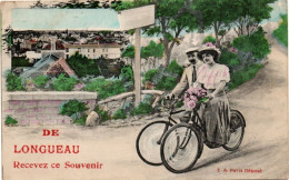 CPA 80 Somme - LONGUEAU - Recevez Ce Souvenir - Longueau