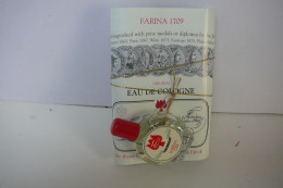 FARINA  ;MINI  ORIGINALE EAU DE COLOGNE 4 Ml AVEC LIVRET  LIRE ET VOIR !! - Miniatures Womens' Fragrances (without Box)