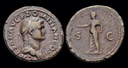 Domitian, As Caesar AE As Spes Standing To Left - The Flavians (69 AD To 96 AD)