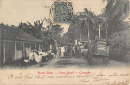 CPA CEYLON FLOOD TIME COTTA ROAD COLOMBO - Sri Lanka (Ceylon)