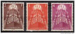 Europa Serie Luxembourg De 1957 * - 1957