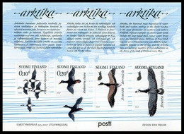 Finlandia 2017  Yvert Tellier  2467/70 HB Fauna - Aves - Arktika - HB ** - Neufs