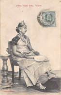 CPA CEYLON JAFFNA TAMIL LADY CEYLON - Sri Lanka (Ceylon)