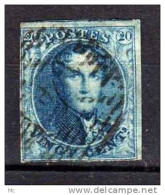 Belgique Nº 4 Oblitéré ° - 1849-1850 Medaillen (3/5)