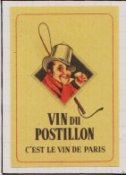 Vin Du Postillon France Etiquette Allumette Streichholzetiketten Matchbox Label - Matchbox Labels