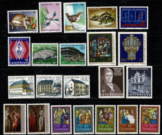 Luxemb. 1987 Full Year Yv. 1118/39**, Mi 1168/89** MNH - Años Completos