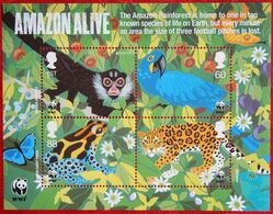 WWF ANIMALS Forest Frog Monkey (Mi 3077-3080 Block 64) 2011 POSTFRIS MNH ** ENGLAND GRANDE-BRETAGNE GB GREAT BRITAIN - Unused Stamps