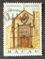 MAC5424U2 - V. Centenary Of The Birth Of King D. Manuel I - 30 Avos Used Stamp - Macau - 1969 - Gebraucht