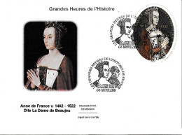 FRANCE Fdc 1er Jour 2017 Les Grandes Heures De L'Histoire De France - 2010-2019