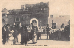 CPA MALTE MALTESE VILLAGE SCENE MALTA - Malte