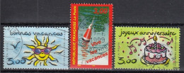 FRANCE 3383-3385,used,falc Hinged - Other & Unclassified