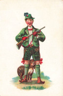 Chasseur * Chromo Ancien Illustrateur * Chasse Hunt Hunting Chien Dog - Jacht