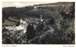 BURG-REULAND - Panorama Et Eglise - Edition L. Franssen, Welkenraedt - Burg-Reuland