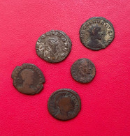 Beau Lot De 5 Monnaies Romaine à Définir Et à Découvrir - Autres & Non Classés