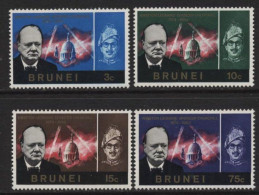 Brunei (54) 1966 Winston Churchill Set. Unused. Hinged. - Brunei (...-1984)