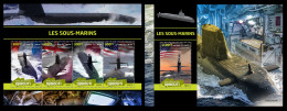 Djibouti  2022 Submarines. (629) OFFICIAL ISSUE - Sous-marins