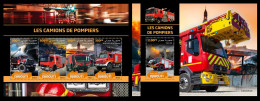 Djibouti  2022 Fire Engines. (632) OFFICIAL ISSUE - Trucks