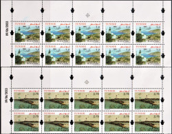 2023.Tunisie-emission N°8, Les Iles De Tunisie -Ile De Kuriat & Ile De La Galite -  2bandes à 10 Coin Daté / 20v. MNH** - Isole