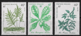 POLYNESIE FRANCAISE - PLANTES MEDICINALES - N° 268 A 270 - NEUF** MNH - Heilpflanzen