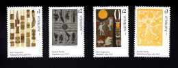 1794290569 2017 SCOTT 4707 4710 (XX) POSTFRIS MINT NEVER HINGED   - ABORIGINAL ART - Mint Stamps