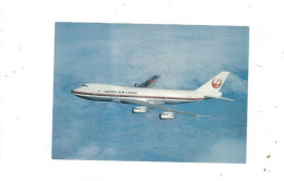 POSTCARD  PUBLISHED BY THE AIRLINE     JAPAN AIRLINES  BOEING 747 - 1946-....: Modern Tijdperk