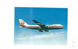 POSTCARD  PUBLISHED BY THE AIRLINE     JAPAN AIRLINES  BOEING 747 - 1946-....: Modern Tijdperk