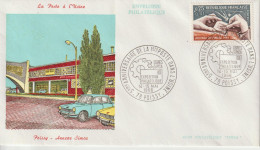 France 1966 Anniversaire Du Bureau De Poste Simca Poissy (78) - Gedenkstempels